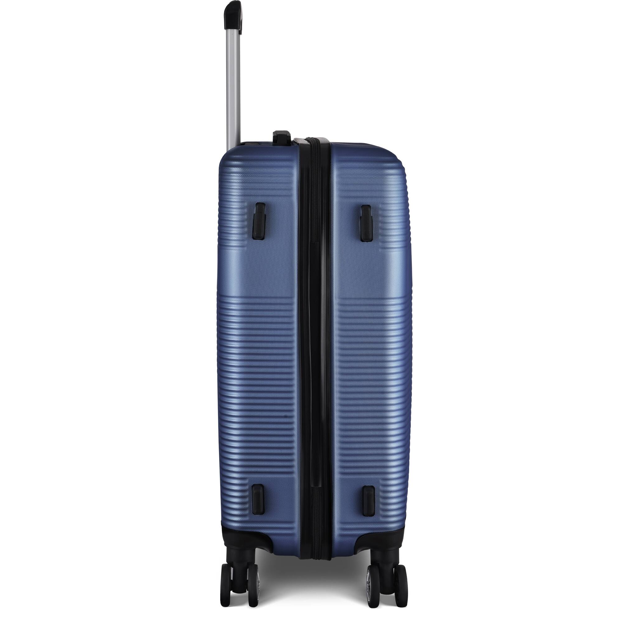 3 Piece Spinner Luggage Sets ABS Lightweight Luggage Suitcase with
